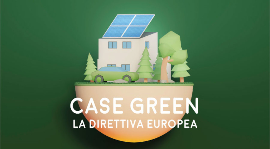 Direttiva Case Green, Immagine illustrativa di una casa ecologica con pannelli solari